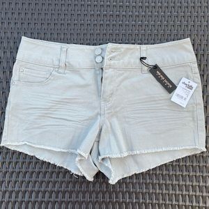 NWT Charlotte Russe Grey Denim Shorts